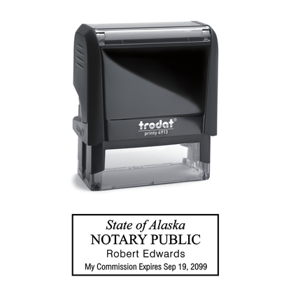 Rectangle Self-Inking Notary Stamp