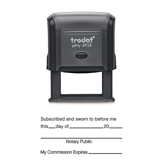 Self-Inking Stock Notary Stamp, Type A