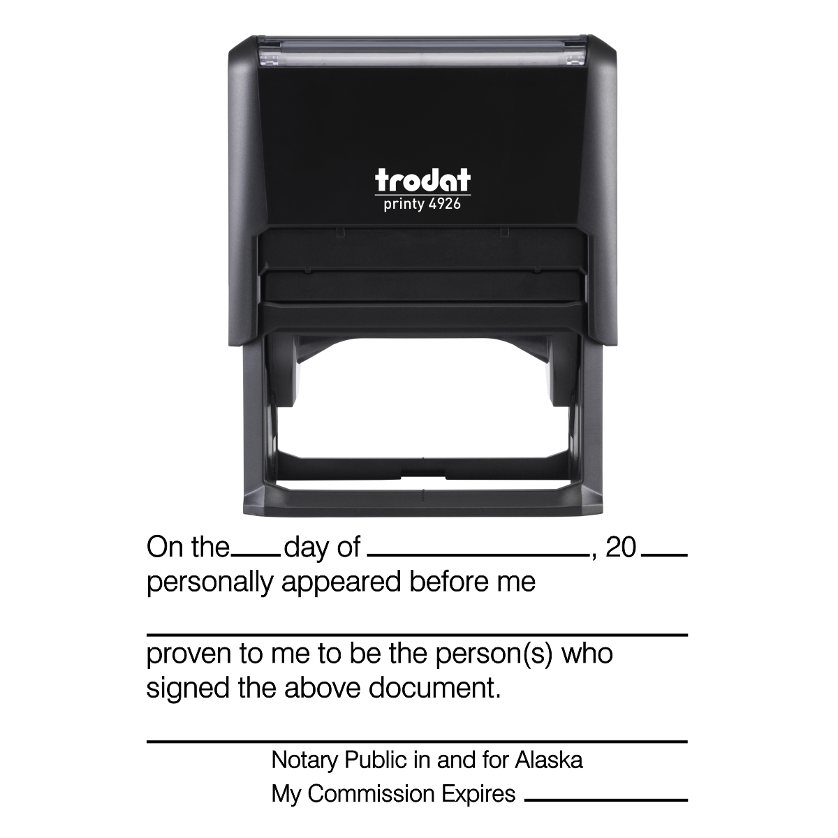 Self-Inking Stock Notary Stamp, Type B