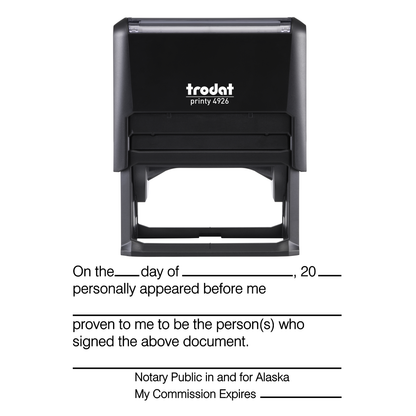Self-Inking Stock Notary Stamp, Type B